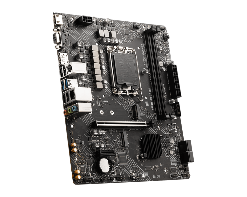 Motherboard MSI PRO H610M-G (LGA1700, 2x DDR4, 1x M.2, 1x RGB, 2x ARGB, 1Gbps LAN) - Imagen 4