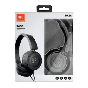 Audifonos JBL T450 Pure Bass Negros Xtreme Hardware Technology