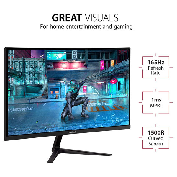 Monitor Curvo Viewsonic VX2718-2KPC-MHD 27" 2K 165Hz - Imagen 2