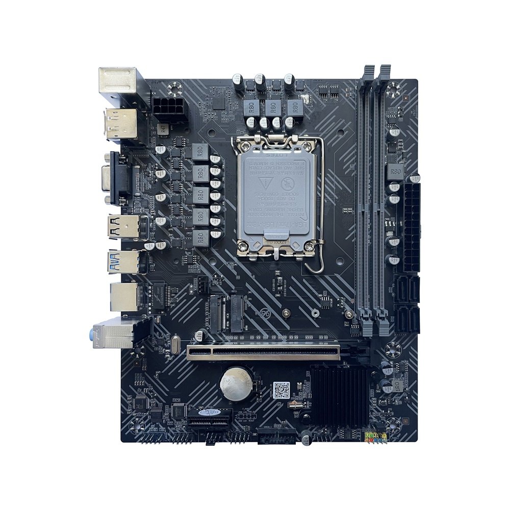 Motherboard Arktek AK-H610MB EG (LGA1700, 2x DDR4, 1x M.2, 1Gbps LAN) - Imagen 2