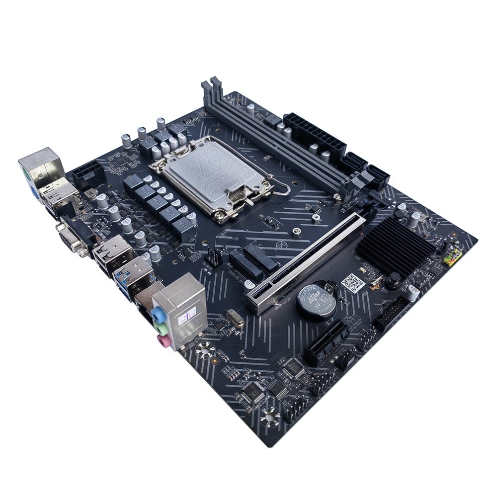 Motherboard Arktek AK-H610MB EG (LGA1700, 2x DDR4, 1x M.2, 1Gbps LAN) - Imagen 3