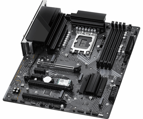 Motherboard Asrock Z790-C Wifi (LGA1700, DDR5, 4x M.2, 1x RGB, 3x ARGB, 1x Thunderbolt, 1Gbps LAN) - Imagen 2