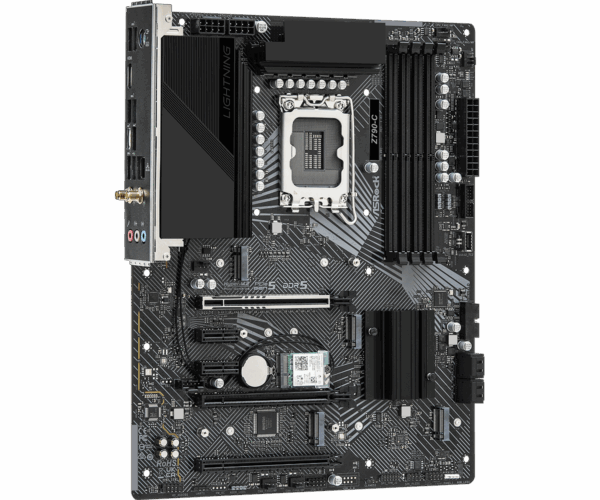 Motherboard Asrock Z790-C Wifi (LGA1700, DDR5, 4x M.2, 1x RGB, 3x ARGB, 1x Thunderbolt, 1Gbps LAN) - Imagen 3