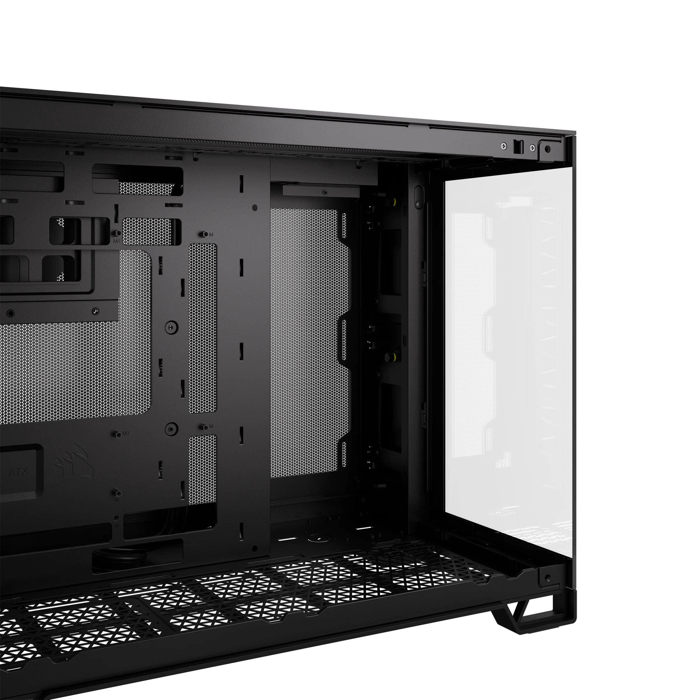 Case de dos cámaras semitorre Corsair 2500X, negro - Imagen 4