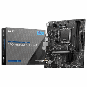 Motherboard MSI PRO H610M-S DDR4 (LGA1700, 2x DDR4, 1x M.2, 1Gbps LAN)
