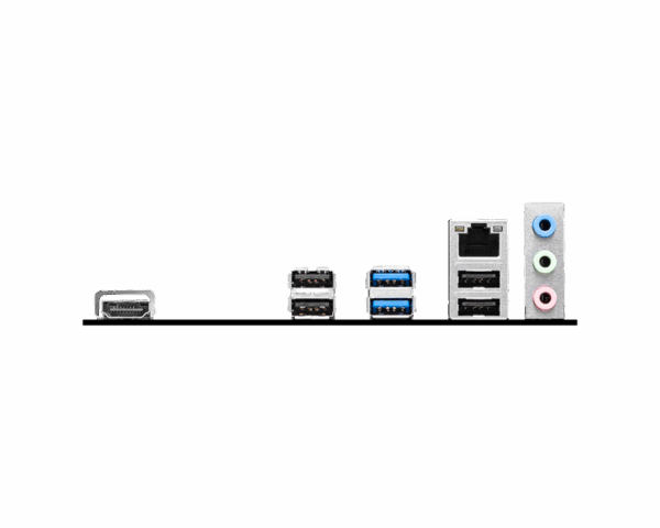 Motherboard MSI PRO H610M-S DDR4 (LGA1700, 2x DDR4, 1x M.2, 1Gbps LAN) - Imagen 3