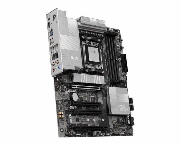 Motherboard MSI PRO X870-P WIFI (AM5, 4x DDR5, 3x M.2, 1x RGB, 1x ARGB+FAN, 3x ARGB, 5Gbps LAN) - Imagen 4