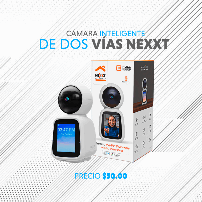 Cámara inteligente Wi-Fi de dos vías Nexxt