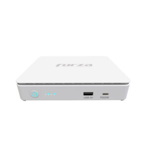 UPS PoE y banco de energía USB-C Forza (con batería de litio de 35W y salidas de 5/9/12/15/24V CC)