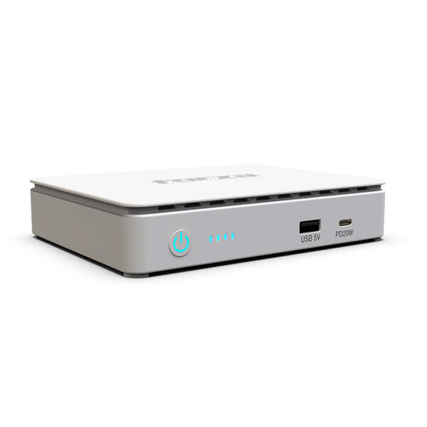 UPS PoE y banco de energía USB-C Forza (con batería de litio de 35W y salidas de 5/9/12/15/24V CC) - Imagen 2
