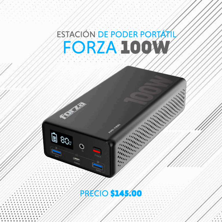 Estacion de poder portátil Forza 100W