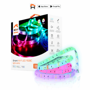 Cinta LED inteligente Wi-Fi RGBIC de 5m Nexxt NHB-S613