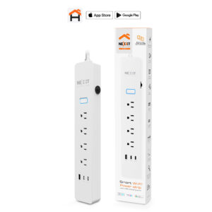 Protector de sobretensión inteligente Wi-Fi Nexxt NHP-E710
