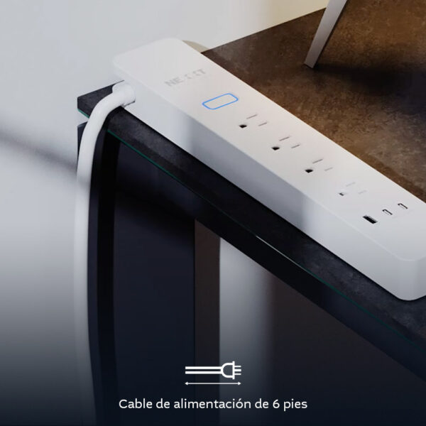 Protector de sobretensión inteligente Wi-Fi Nexxt NHP-E710 - Imagen 3