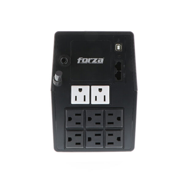 UPS inteligente Forza 1000VA/600W (8 salidas, LCD, interactivo) - Imagen 3