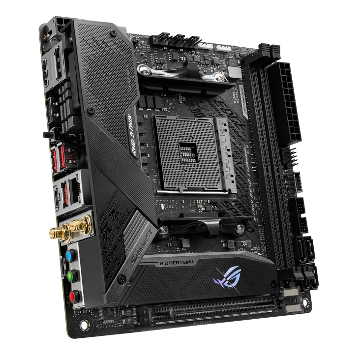 Motherboard ASUS ROG STRIX B550-I Gaming (AM4, ITX, 2x DDR4, 2x M.2, 1x RGB, 1x ARGB, Wi-Fi 6, 2.5 Gbps Ethernet) - Imagen 2