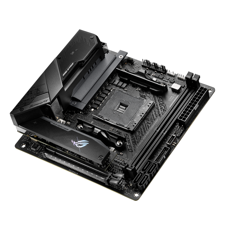 Motherboard ASUS ROG STRIX B550-I Gaming (AM4, ITX, 2x DDR4, 2x M.2, 1x RGB, 1x ARGB, Wi-Fi 6, 2.5 Gbps Ethernet) - Imagen 3