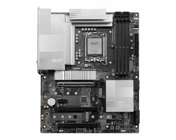 Motherboard MSI PRO Z890-P WiFi (LGA1851, 4x DDR5, 4x M.2, 3x ARGB, 1x RGB, 1x Thunderbolt4, 5Gbps LAN) - Imagen 2