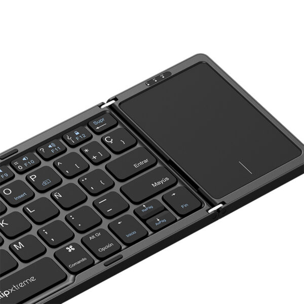 Teclado inalámbrico plegable con panel táctil KlipXtreme FlexPlit (Bluetooth) - Imagen 5