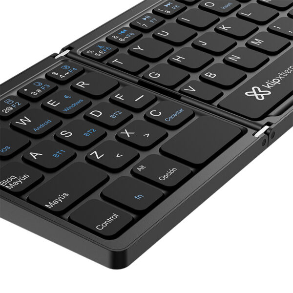 Teclado inalámbrico plegable con panel táctil KlipXtreme FlexPlit (Bluetooth) - Imagen 4