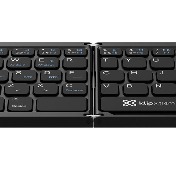 Teclado inalámbrico plegable con panel táctil KlipXtreme FlexPlit (Bluetooth) - Imagen 3