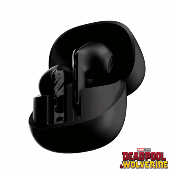 Audifonos Klip Xtreme TuneXbuds Deadpool & Wolverine (Hasta 20 Hr de reproduccion, IPX4, TWS, Bluetooth)
