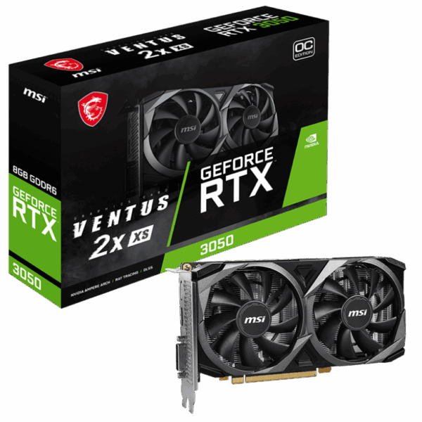 Tarteja de video MSI GeForce RTX™ 3050 VENTUS 2X XS 8G OC