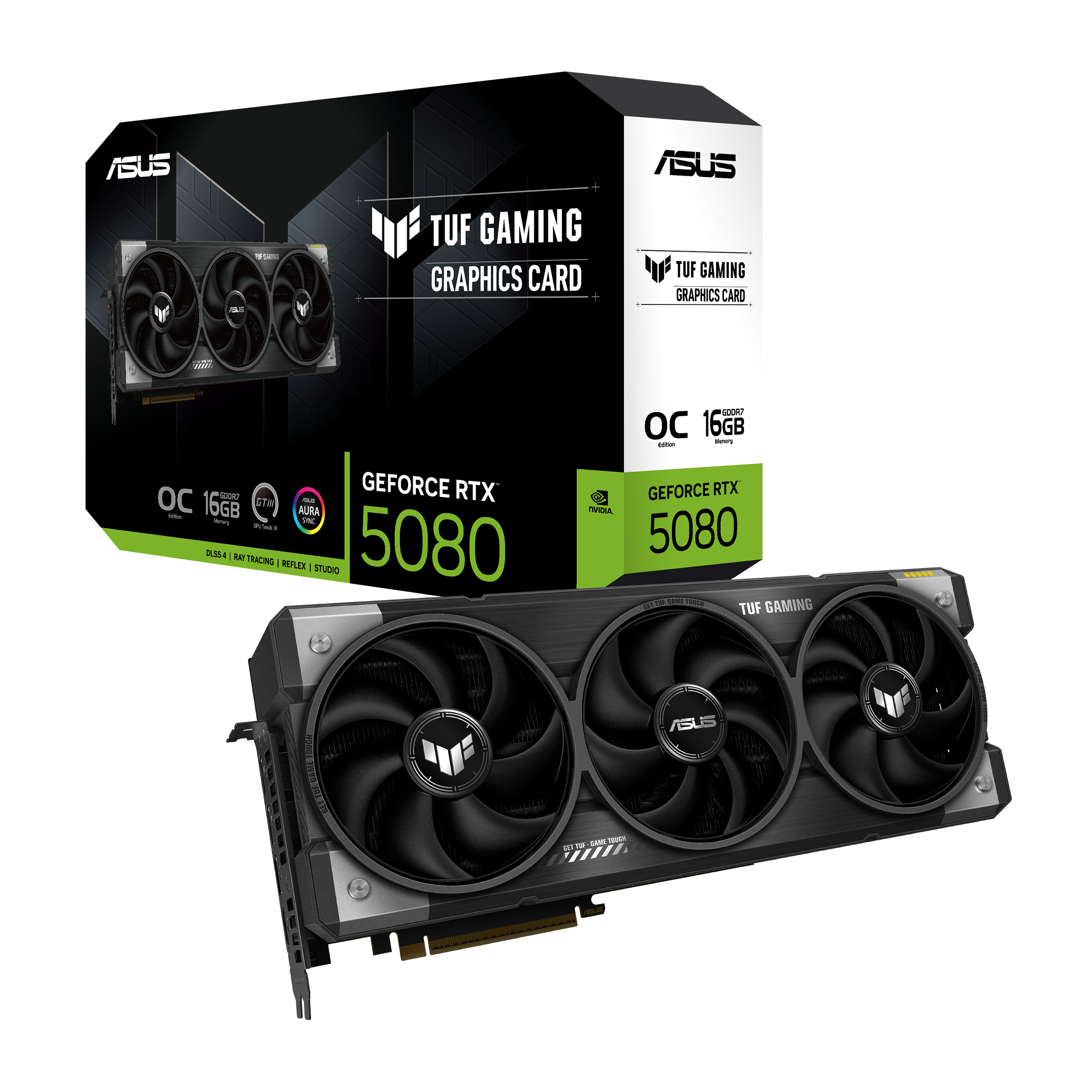 Tarjeta de video ASUS TUF Gaming GeForce RTX™ 5080 16GB GDDR7 OC Edition
