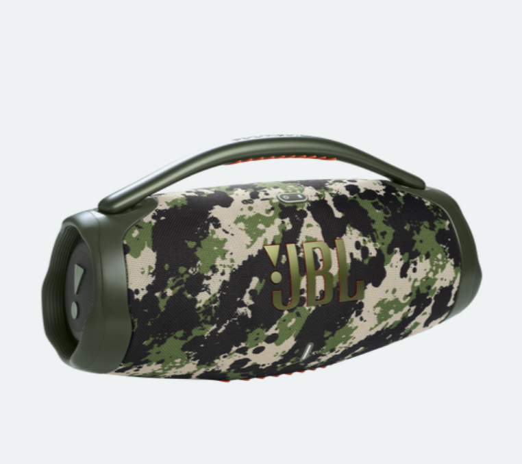 Altavoz portátil JBL Boombox 3 Squad (80W+2x40W+2x10W, IP67, 24h de reproducción)