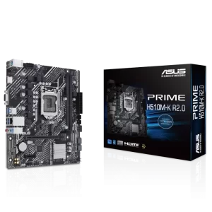 Motherboard ASUS H510M-K R2.0 (LGA1200, 2x DDR4, 1x M.2, 1Gbps LAN)