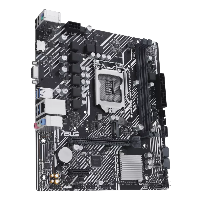 Motherboard ASUS H510M-K R2.0 (LGA1200, 2x DDR4, 1x M.2, 1Gbps LAN) - Imagen 2