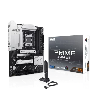 Motherboard ASUS Prime X870-P WIFI (AM5, 4x DDR5, 3x M.2, 3x ARGB, 2.5Gbps LAN)