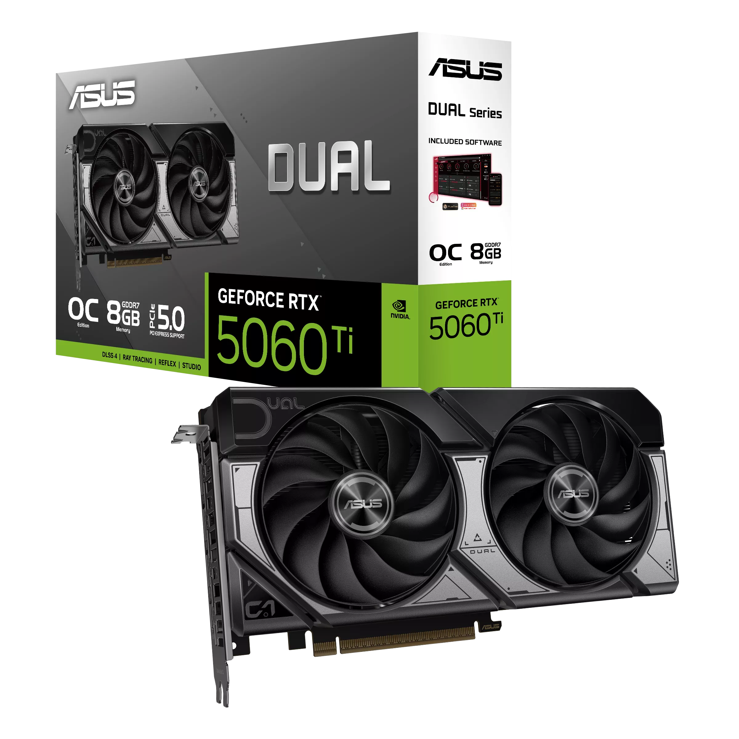 Tarjeta de video ASUS Dual GeForce RTX 5060 Ti 16GB GDDR7 OC Edition - Imagen 3