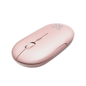 Mouse óptico inalámbrico de 4 botones Klip Xtreme SlimSurfer Rosa