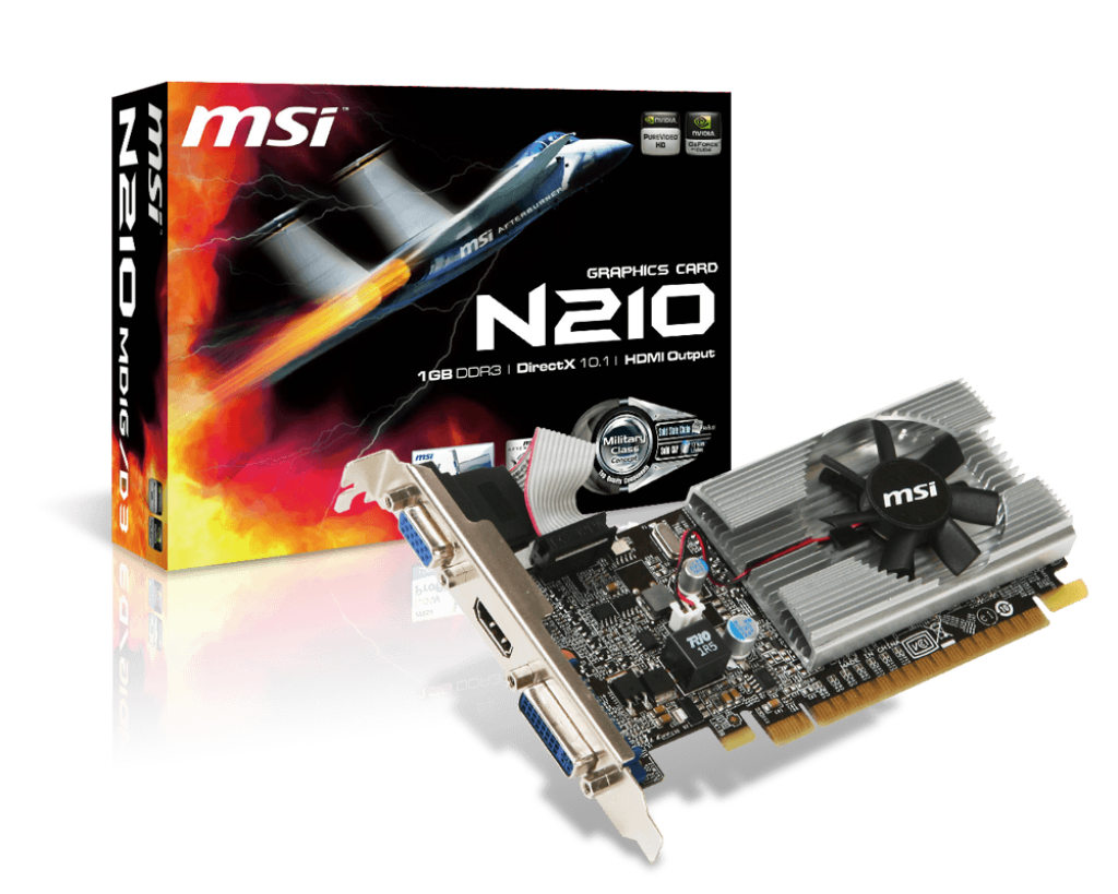 Tarjeta de video MSI GeForce 210 1GB