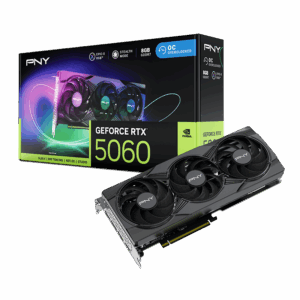 Tarjeta de video PNY NVIDIA GeForce RTX 5060 Epic-X ARGB OC Triple ventilador