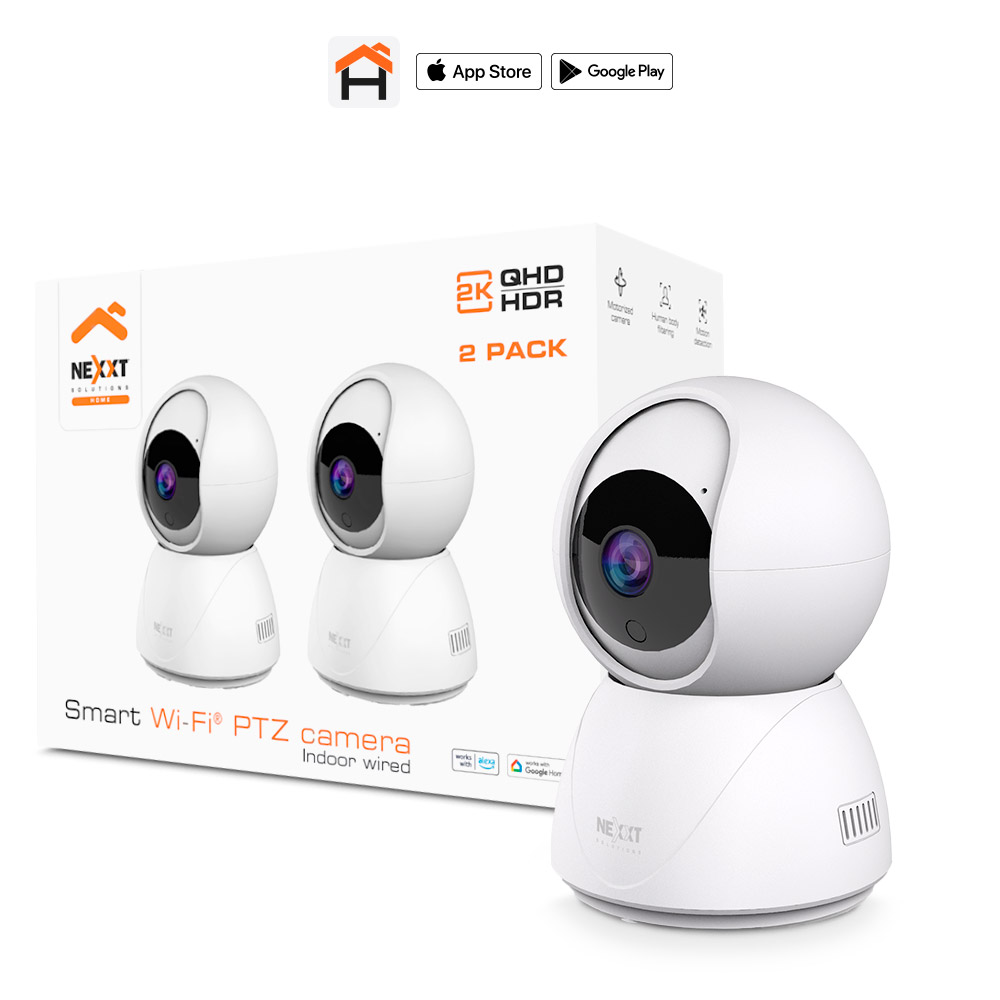 Cámara inteligente motorizada Wi-Fi Nexxt NHC-IP11 (2 pack)