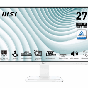 Monitor MSI PRO MP273AW (27″, Full HD, IPS, 100Hz, HMDI, VGA, DP)