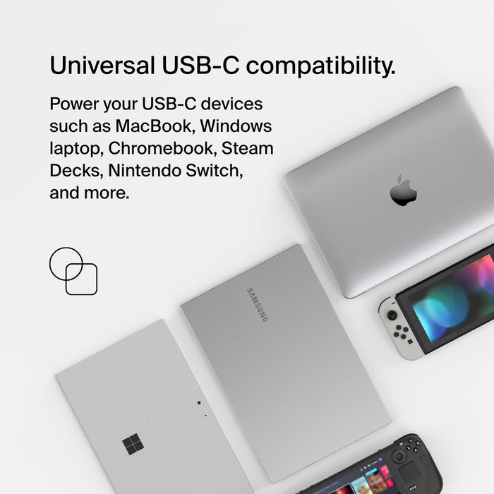 Adaptador de corriente USB-C Belkin Core GaN de 100 W - Imagen 5