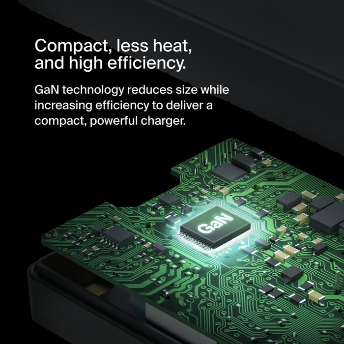 Adaptador de corriente USB-C Belkin Core GaN de 100 W - Imagen 3