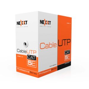 Bobina de cable UTP Nexxt Cat5e, 1000pies/305m, azul, 24AWG