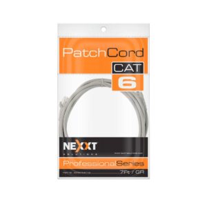Patch Cord UTP Nexxt Cat6, 7 pies, gris