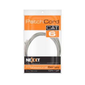 Patch Cord UTP Nexxt Cat6, 10 pies, gris