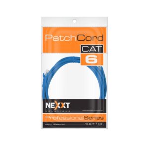Patch Cord UTP Nexxt Cat6, 10 pies, azul