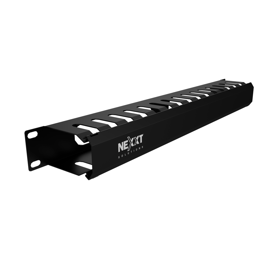 Organizador de cables horizontal 1U Nexxt NPM-DH1UB