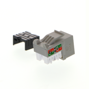 Módulo Keystone Jack RJ45 Cat6 Nexxt Gris
