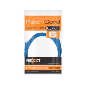 Patch Cord UTP Nexxt Cat6, 1 pie, azul