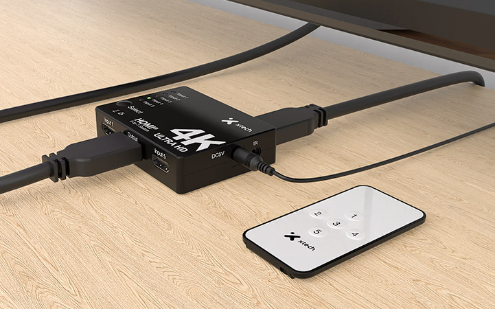 Switch HDMI® de 5 puertos Xtech XHA-430 - Imagen 3