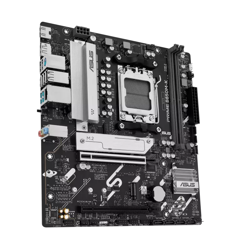 Motherboard ASUS B850M-K (AM5, 4x DDR5, 3x M.2, 3x ARGB, Wi-Fi 6, 2.5 Gbps Ethernet) - Imagen 6