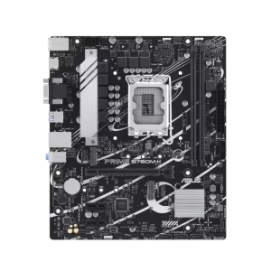 Motherboard Asus Prime B760M-K (LGA1700, 4x DDR5, 2x M.2, 2x ARGB, 1x Aura RGB, 2.5Gbps LAN)